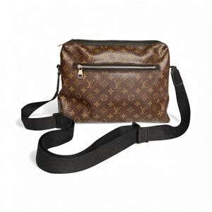 Louis Vuitton Brown Monogram Messenger Bag - gender neutral